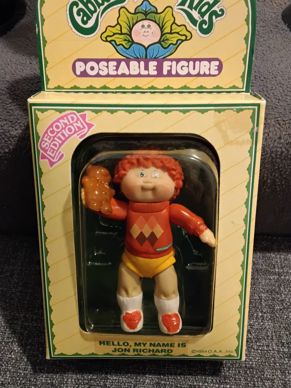 Panosh Place Cabbage Patch Kids Jon Richard Poseable Figure 2nd Ed 1984